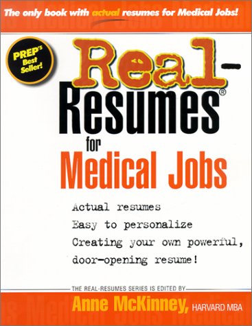 Real-Resumes for Medical Jobs