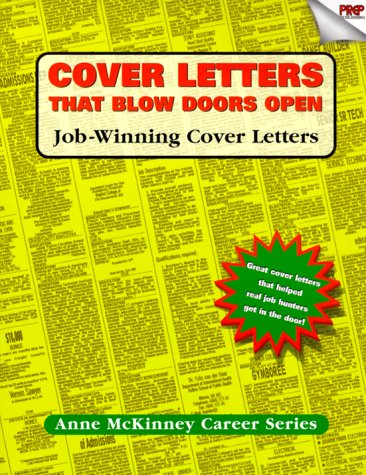 Cover Letters That Blow Doors Open