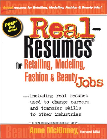 Real-Resumes for Retailing, Modeling, Fashion &amp; Beauty Jobs...