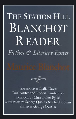 The Station Hill Blanchot Reader