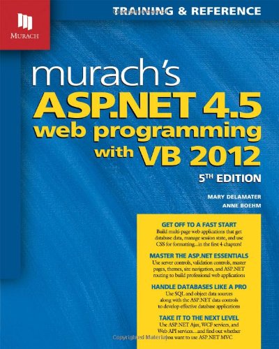 Murach's ASP.Net 4.5 Web Programming with VB 2012