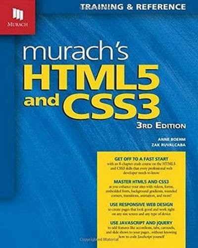 Murach's HTML5 and CSS3