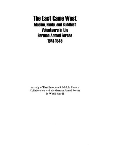 The East Came West