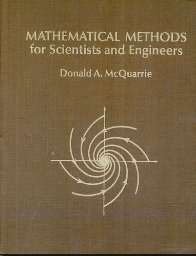 Mathematical Methods for Scientists and Engineers