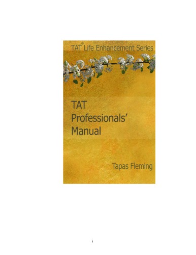 TAT Professionals' Manual