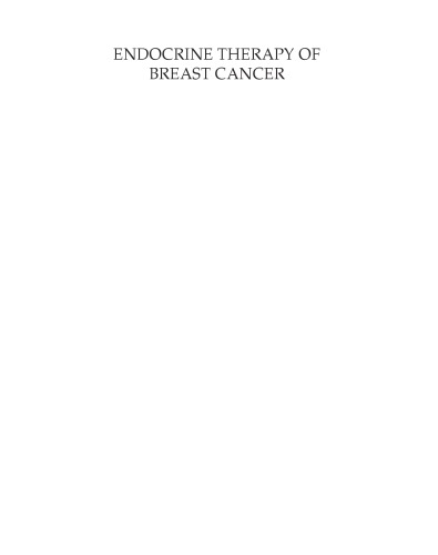 Endocrine Management of Breast Cancer