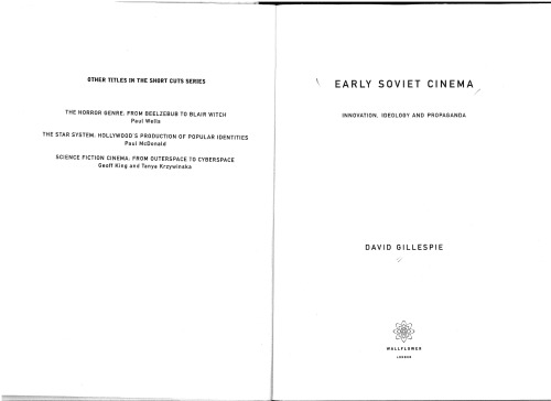 Early Soviet Cinema