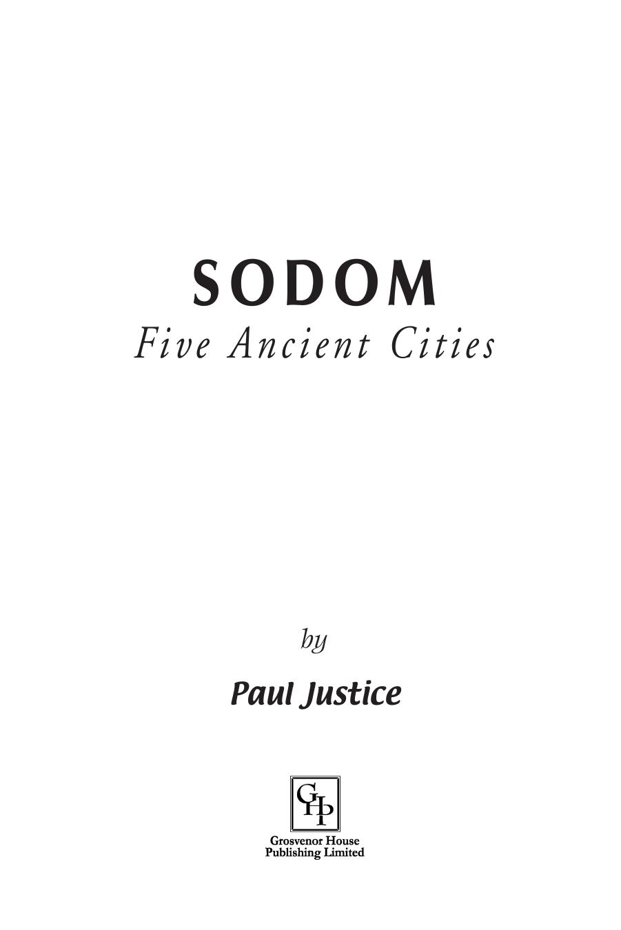 Sodom Five Ancient Cities