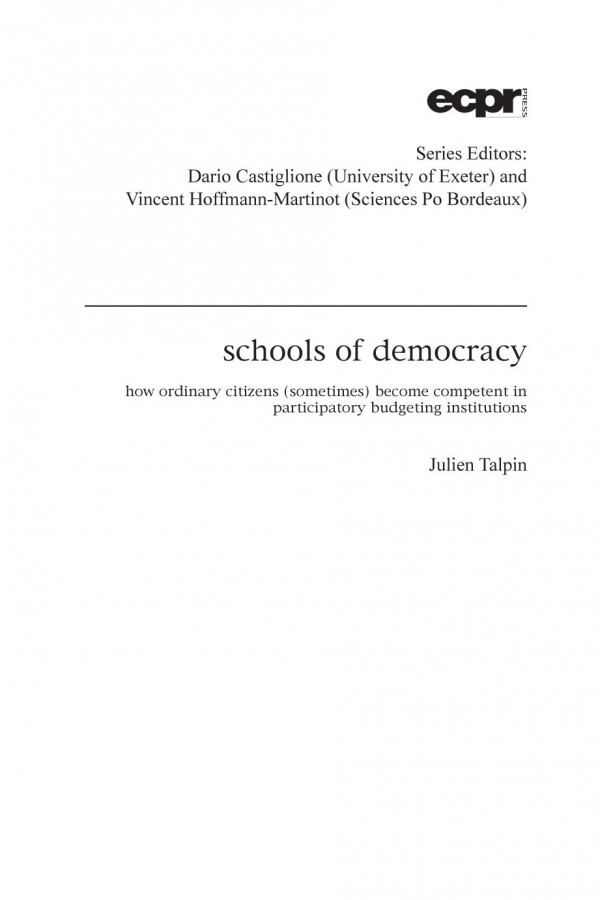 Schools of Democracy