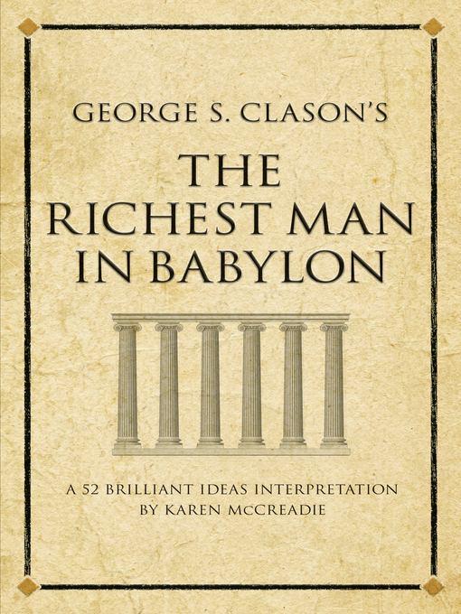 George S. Clason's the Richest Man in Babylon