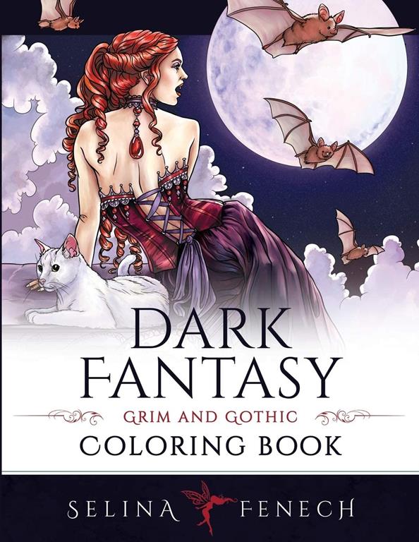 Dark Fantasy Coloring Book: Grim and Gothic