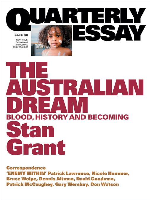 Quarterly Essay 64 the Australian Dream