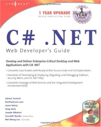 C#.Net Web Developer's Guide [With CDROM]