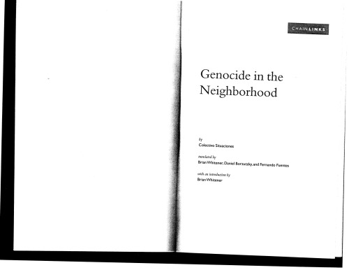 Genocide in the Neighborhood