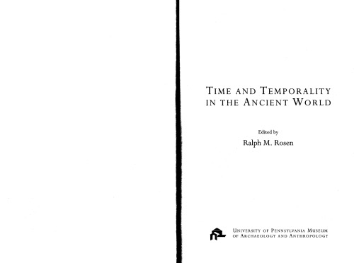 Time and Temporality in the Ancient World