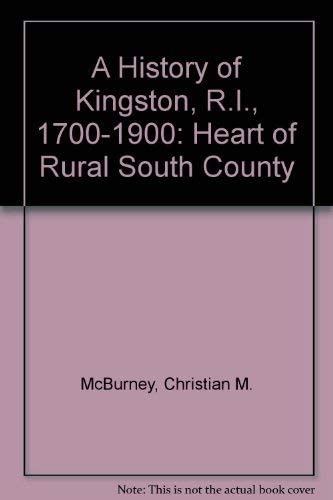 History of Kingston, R.I., 1700-1900