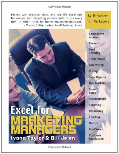 Excel for Marketing Managers