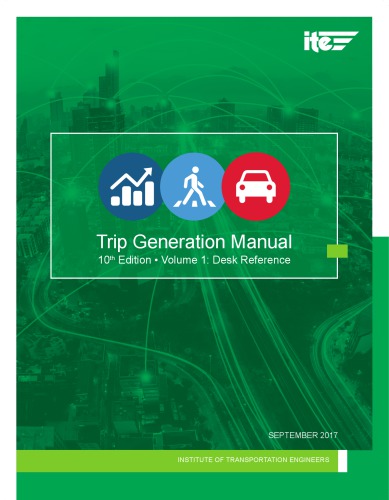 Trip generation manual.