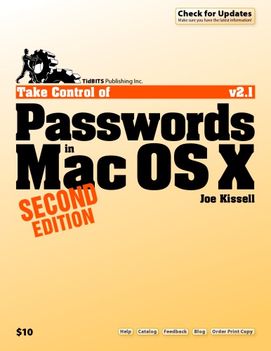 Take Control of Passwords in Mac OS X