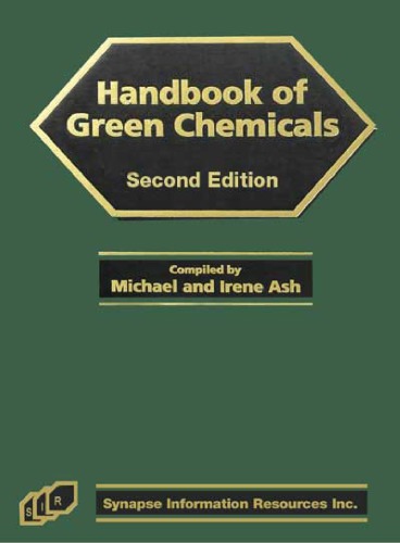 Handbook of green chemicals