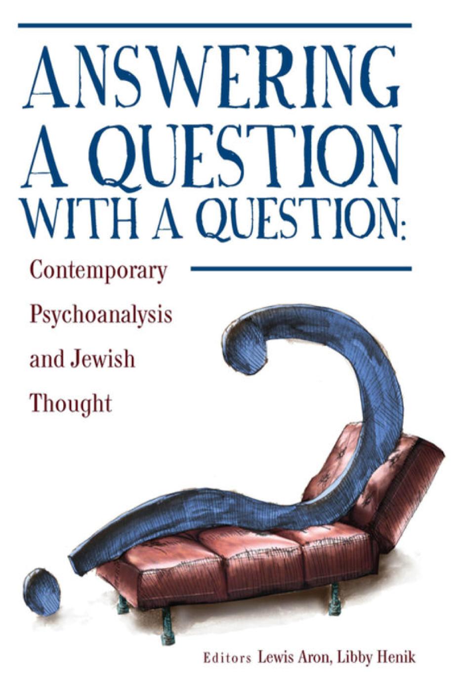 Judaism and Contemporary Psychoanalysis