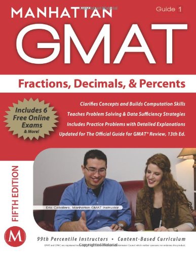 GMAT Fractions, Decimals, &amp; Percents, Guide 1