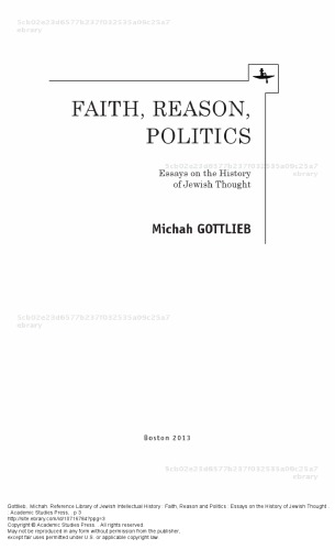 Faith, Reason, Politics