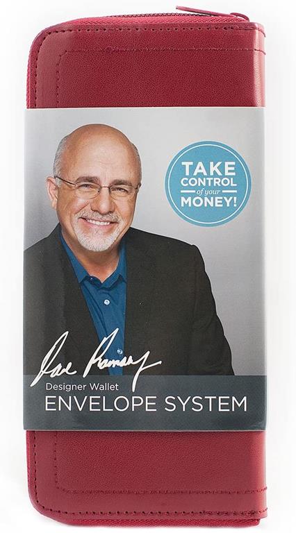 Red Designer Wallet Envelope System (Dave Ramsey's Financial Peace University)