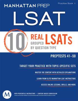 10 Real LSATs Grouped by Question Type