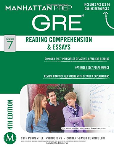 Reading Comprehension &amp; Essays GRE Strategy Guide, 4th Edition