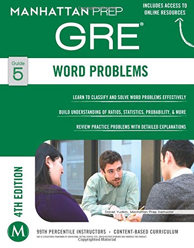 Word Problems GRE Strategy Guide, 4th Edition