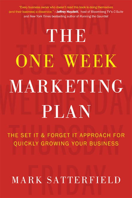 The One Week Marketing Plan