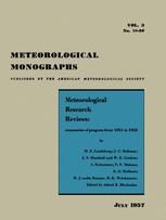 Meteorological research reviews : summaries of progress from 1951 to 1955. Applied meteorology