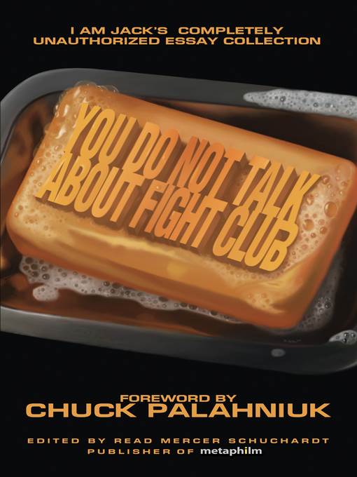 You Do Not Talk About Fight Club