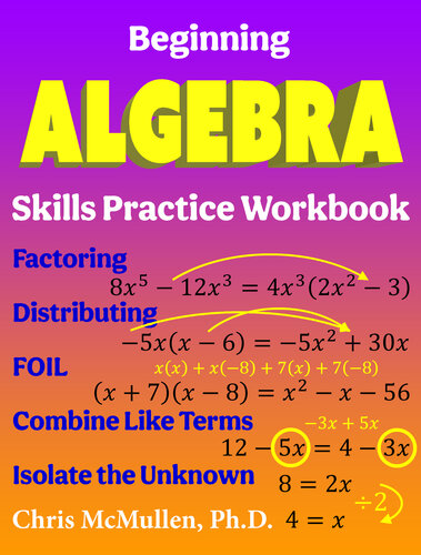 Beginning Algebra Skills Practice Workbook