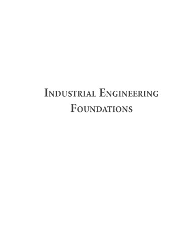 Industrial Engineering Foundations