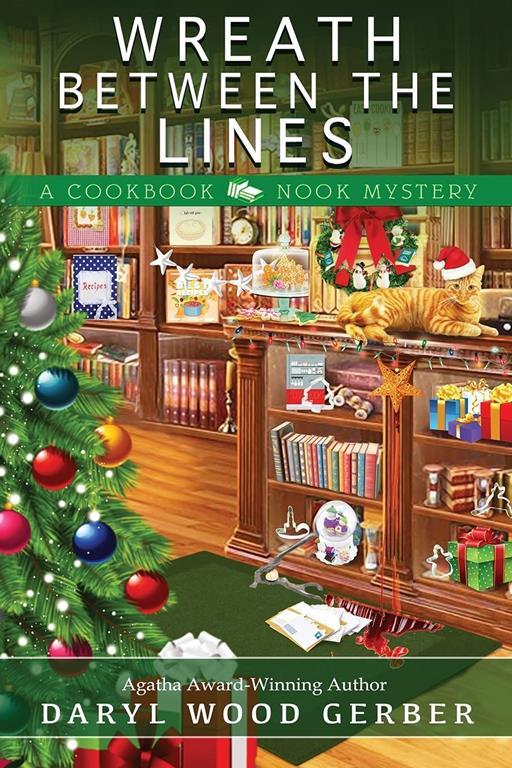 Wreath Between the Lines (A Cookbook Nook Mystery)