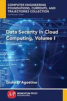 Data security in cloud computing. Volume I