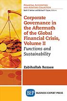 Corporate Governance in the Aftermath of the Global Financial Crisis, Volume IV