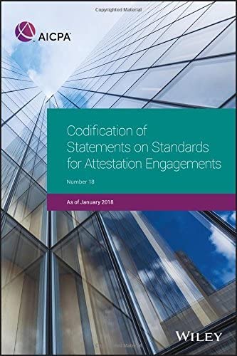 Codification of Statements on Standards for Attestation Engagements, January 2018