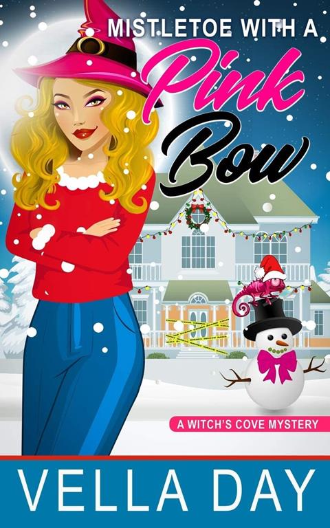 Mistletoe With a Pink Bow: A Paranormal Cozy Mystery (A Witch's Cove Mystery)