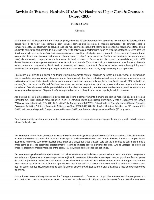 Entendendo as Conexões entre Ciência, Filosofia, Psicologia, Religião, Política, Economia, História e Literatura - Artigos e Avaliações 2006-2019