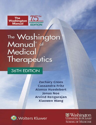 The Washington Manual of Medical Therapeutics Paperback