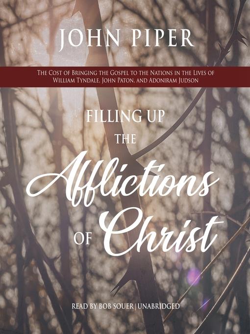 Filling Up the Afflictions of Christ