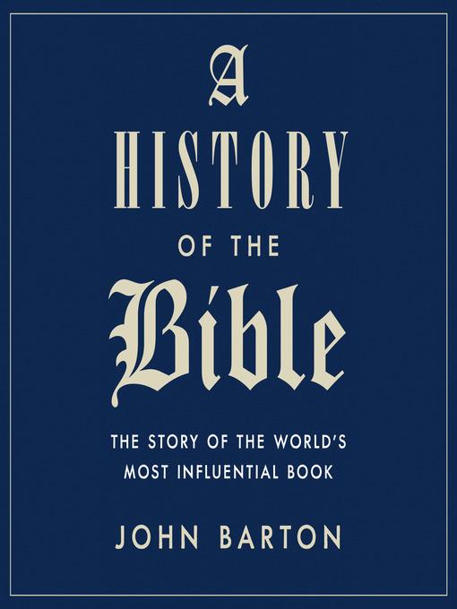 A History of the Bible