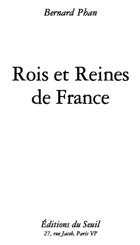 Rois et Reines de France