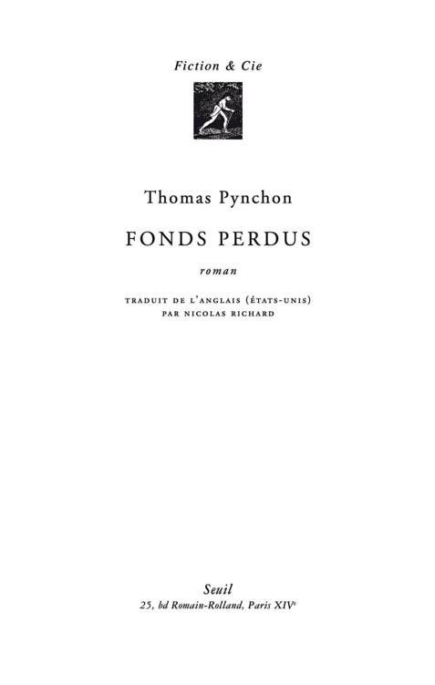 Fonds perdus : roman