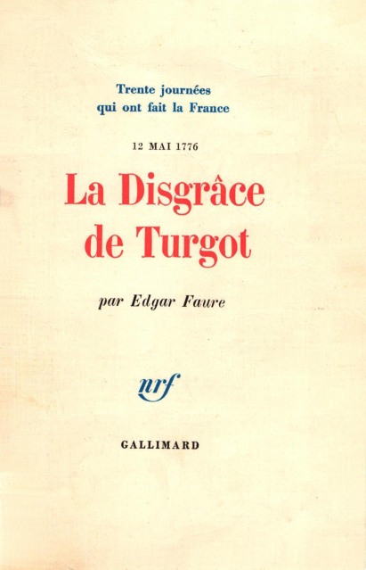 La Disgrâce de Turgot, 12 mai 1776