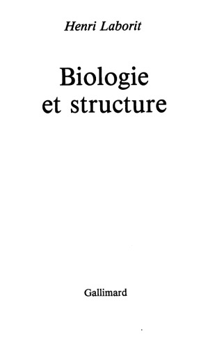 Biologie et structure