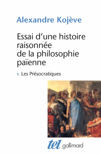 Essai d'une histoire raisonnée de la philosophie païenne 1